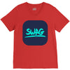 swag blu V-Neck Tee