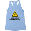 keep out of direct sunlight Racerback Tank