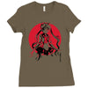 pretty guardian sumi e Ladies Fitted T-Shirt