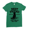 Best Friend Golden Ladies Fitted T-Shirt