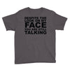 rude slogan Youth Tee