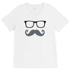 monsieur moustache V-Neck Tee