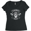 la coka nostra skull men Women's Triblend Scoop T-shirt