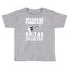 weekend forcast guitar with a chance of drinking Toddler T-shirt