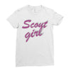 scout girl Ladies Fitted T-Shirt