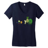 mean fruit Women's V-Neck T-Shirt