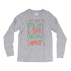 i just want to drink wine &amp; bake christmas cookies Long Sleeve Shirts