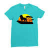Mufasa and Simba Lion King Ladies Fitted T-Shirt