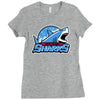 amity island sharks Ladies Fitted T-Shirt