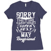 This Girl Is Taken By A Super Sexy May Boyfriend Ladies Fitted T-Shirt