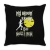 halloween runner Throw Pillow