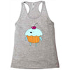 funny cartoon Racerback Tank