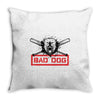 bad dog 5 Throw Pillow
