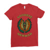 goodbye, newman Ladies Fitted T-Shirt