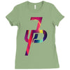 jake paul cool colors Ladies Fitted T-Shirt
