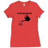 i wet my plants Ladies Fitted T-Shirt