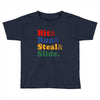 Hit Run Steal  Slide Toddler T-shirt