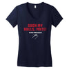Suck my balls mate Women's V-Neck T-Shirt