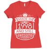 Made In 1998 And Still Awesome Ladies Fitted T-Shirt