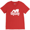 big sexy tattoo hot rod west rock punk V-Neck Tee