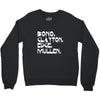 bono, clayton, edge, mullen Crewneck Sweatshirt