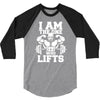i am the one who lifts 3/4 Sleeve Shirt