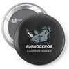 rhinoceros Pin-back button