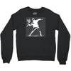 with banksy flower bomb print Crewneck Sweatshirt