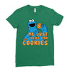 Me Just Here Fore The Cookies Ladies Fitted T-Shirt