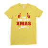 xmas gift the best Ladies Fitted T-Shirt