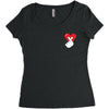 love more pocket Women's Triblend Scoop T-shirt