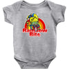 rainbow bite Baby Onesie