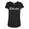 chicana Maternity Scoop Neck T-shirt