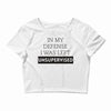 In My Defense I WAs Left Unsupervised Crop Top