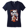 maneki trooper Women's V-Neck T-Shirt