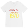 awesome since november 1970 V-Neck Tee