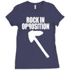 rock in opposition Ladies Fitted T-Shirt
