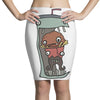 delicious aqua teens Pencil Skirts