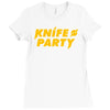 knife party electro house Ladies Fitted T-Shirt