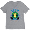 leo's gym V-Neck Tee
