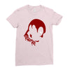 deadpool face Ladies Fitted T-Shirt