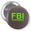 mens fbi print casual slim Pin-back button
