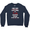 step kids white letter Crewneck Sweatshirt
