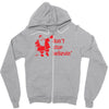 don't stop believin funny christmas Zipper Hoodie