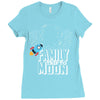 Family Trip To Moon Ladies Fitted T-Shirt