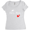 hey boo Women's Triblend Scoop T-shirt