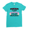 it' ok to stare at my cupcakes they are delicious Ladies Fitted T-Shirt