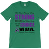 we don't know how strong we are until being strong is the only choice T-Shirt