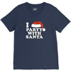 I Love Party With Santa V-Neck Tee