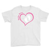 Baby Girl with Heart Any Name Customized Youth Tee
